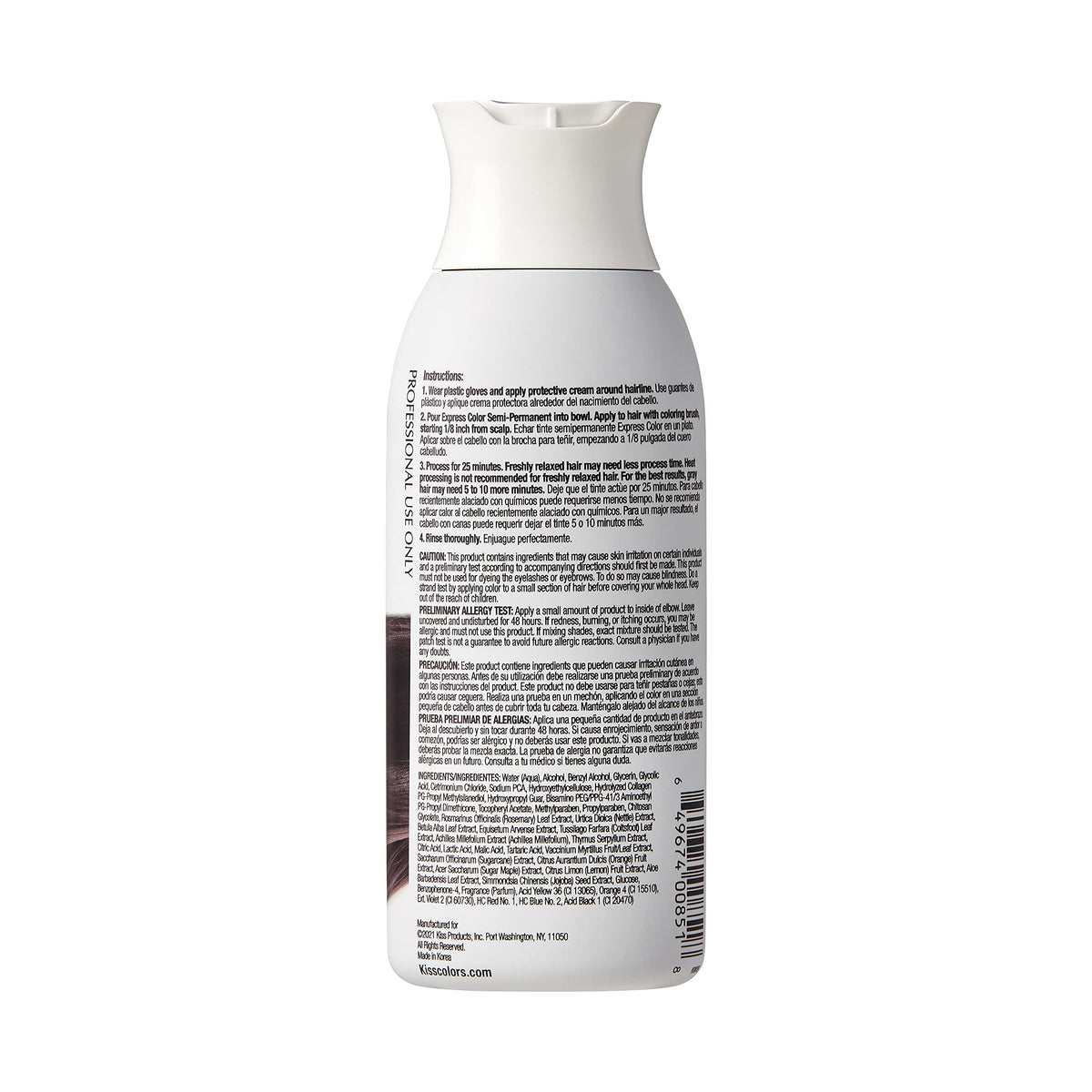 Kiss Express Color Semi Permanent K98 Black 3.5 oz Beauty & Personal Care KISS