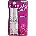 Softlips Lip Protectant sunscreen SPF 20, Raspberry with Green Tea Extract 2 ea Beauty & Personal Care SoftLips