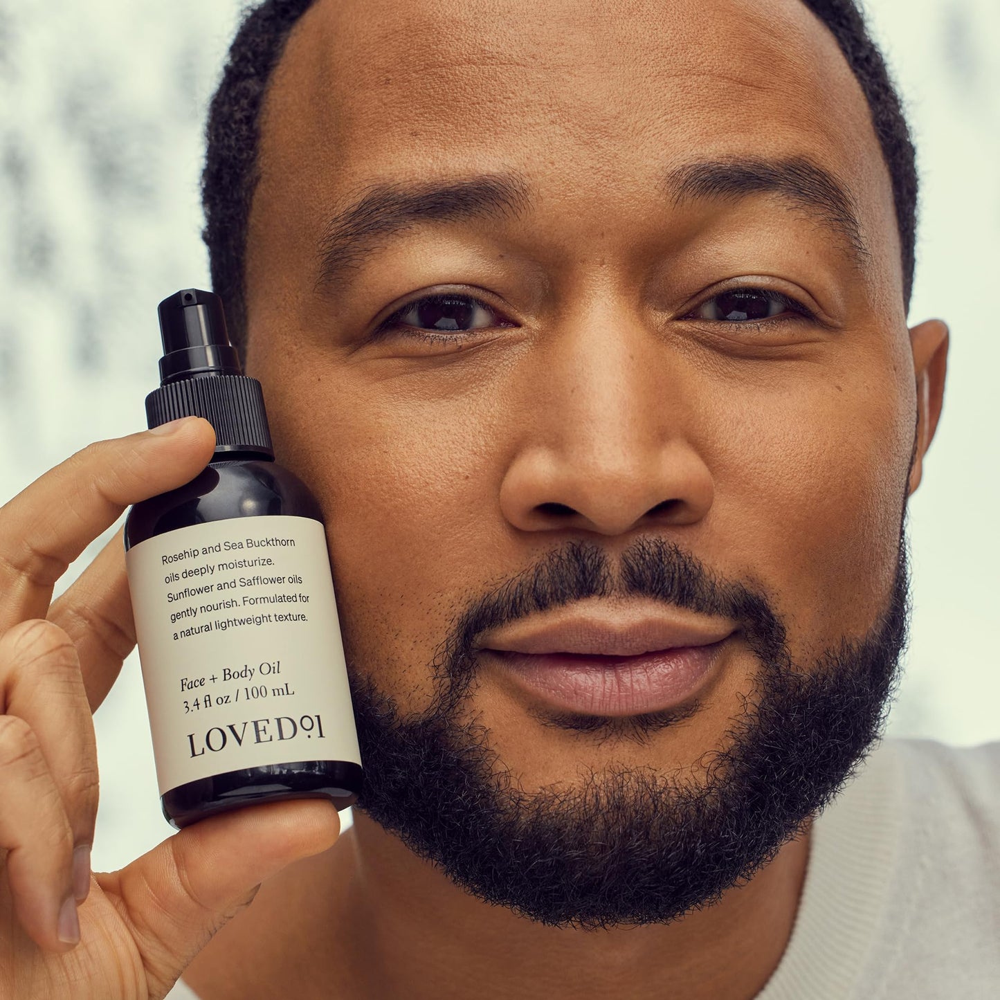Loved01 Face & Body Oil, John Legend Skincare, Vitamin A & E, Fades Scars, Stretch Marks & Hyperpigmentation, Lightweight Non-Greasy, Daily Hydration Beauty & Personal Care Loved01