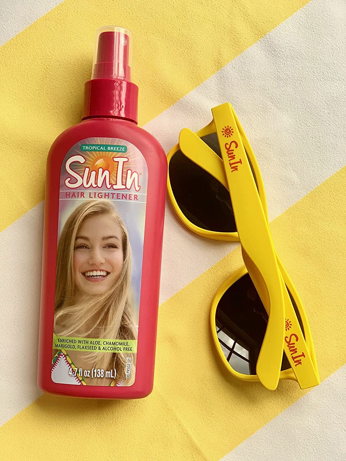 Sun In Original Spray-In Hair Lightener, Tropical Breeze , 4.7-Ounce Bottles (Pack of 6) Beauty & Personal Care SunSun