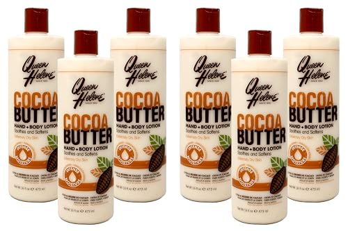 QUEEN HELENE Cocoa Butter Hand & Body Lotion 16 oz (Pack of 6) Beauty & Personal Care Queen Helene