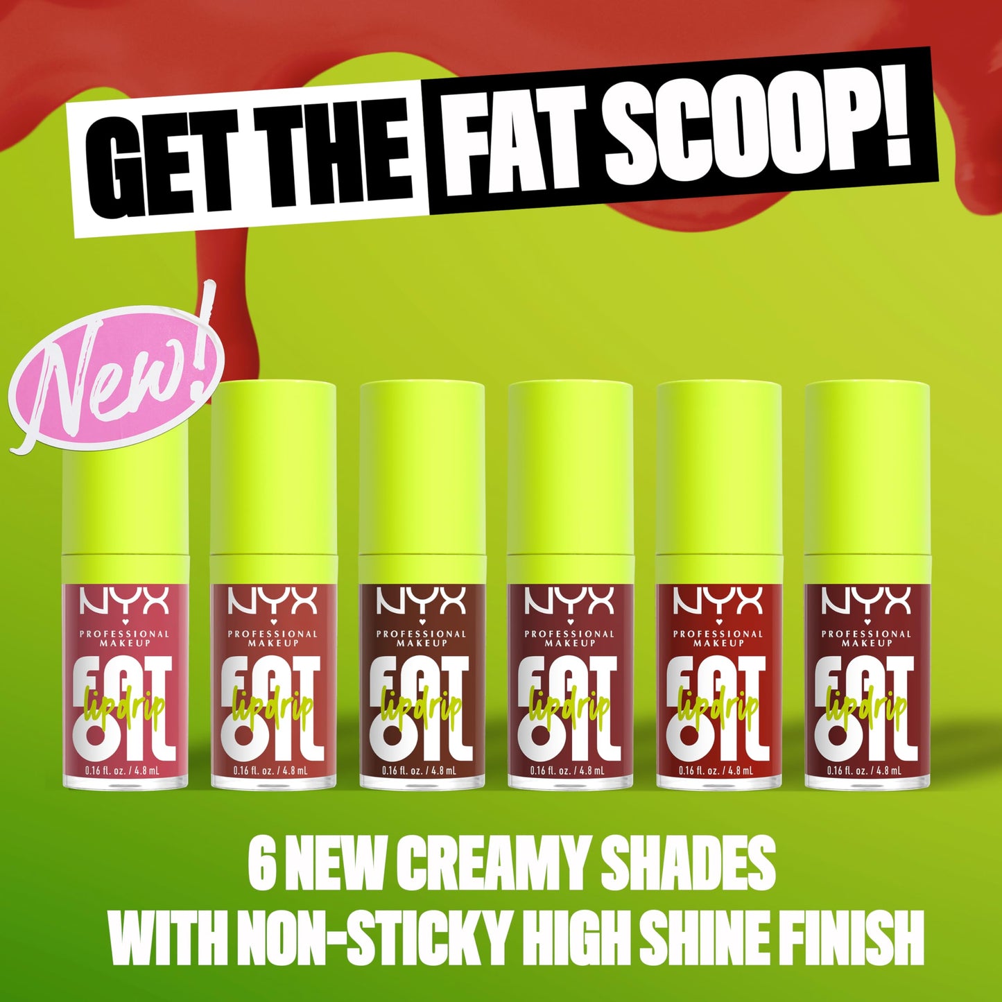 NYX PROFESSIONAL MAKEUP Fat Oil Lip Drip, Moisturizing, Shiny and Vegan Tinted Lip Gloss - Losin Cone-trol (Neutral Nude) Beauty & Personal Care NYX PROFESSIONAL MAKEUP
