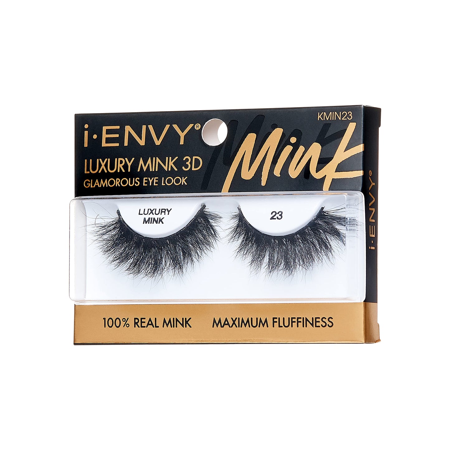 i-ENVY False Lashes Luxury Mink Collection Eyelashes 100% Real Mink Glamorous Eye Look Lashes Maximum Fluffiness 3D Multi-Curl Angle Beauty & Personal Care i•ENVY