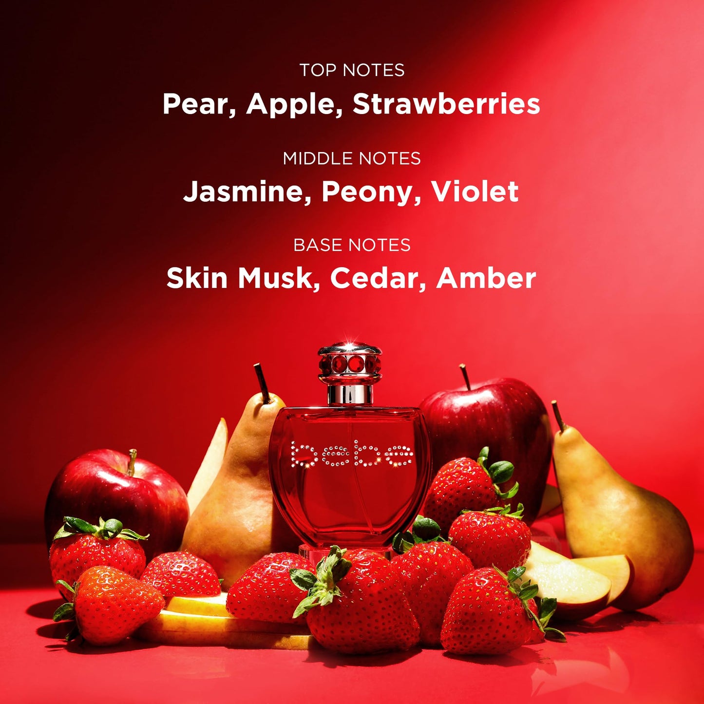 bebe Satin by bebe - Perfume for Women - Fruity Floral Fragrance with Pear, Apple, Strawberries, Jasmine - Women's Fragrances - Long Lasting - 3.4 oz Beauty & Personal Care bebe