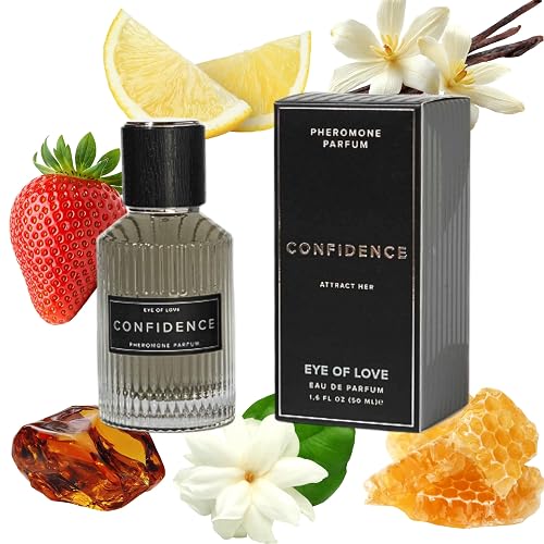 Eye Of Love Confidence Pheromone Parfum Deluxe for Men 50ml, Musky Citrus Cologne for Daily Wear, Professional and Social Use Beauty & Personal Care EOL EYE OF LOVE