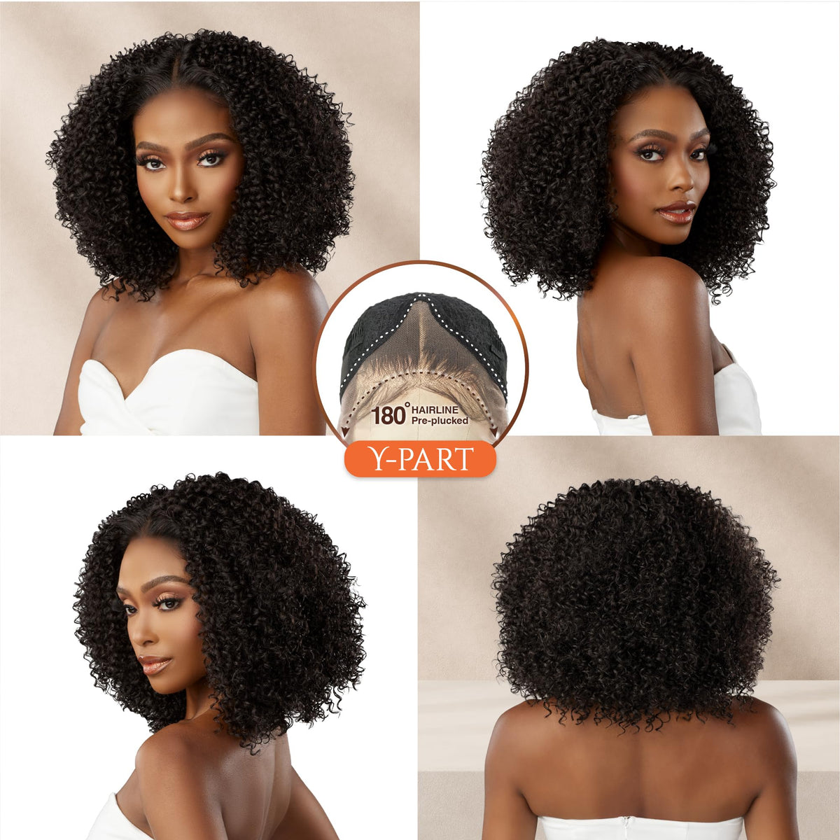 Sensationnel Bare Lace Ypart LaceWig-Casia, SH/PLATINUM