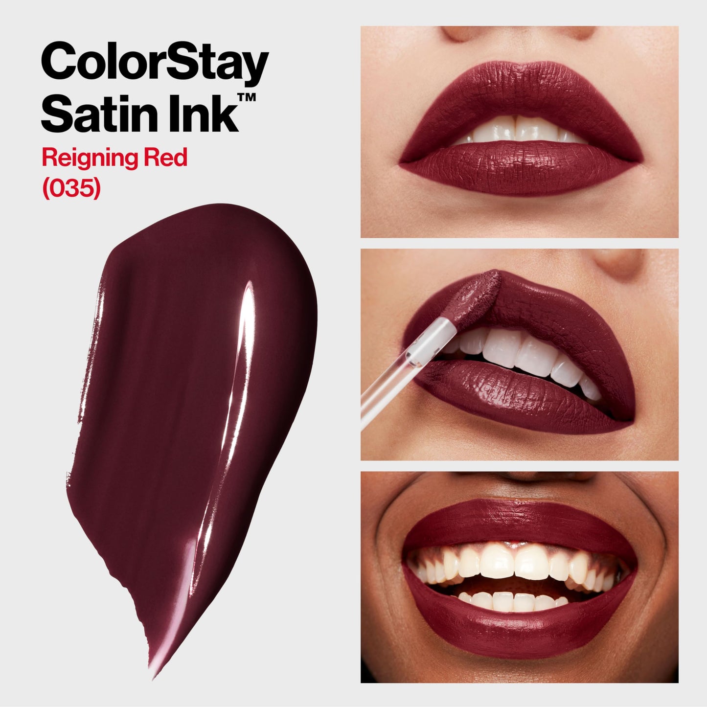 REVLON ColorStay Satin Ink Crown Jewels Liquid Lipstick, Longlasting & Waterproof Lipcolor, Moisturizing Creamy Formula Infused with Black Currant Beauty & Personal Care REVLON