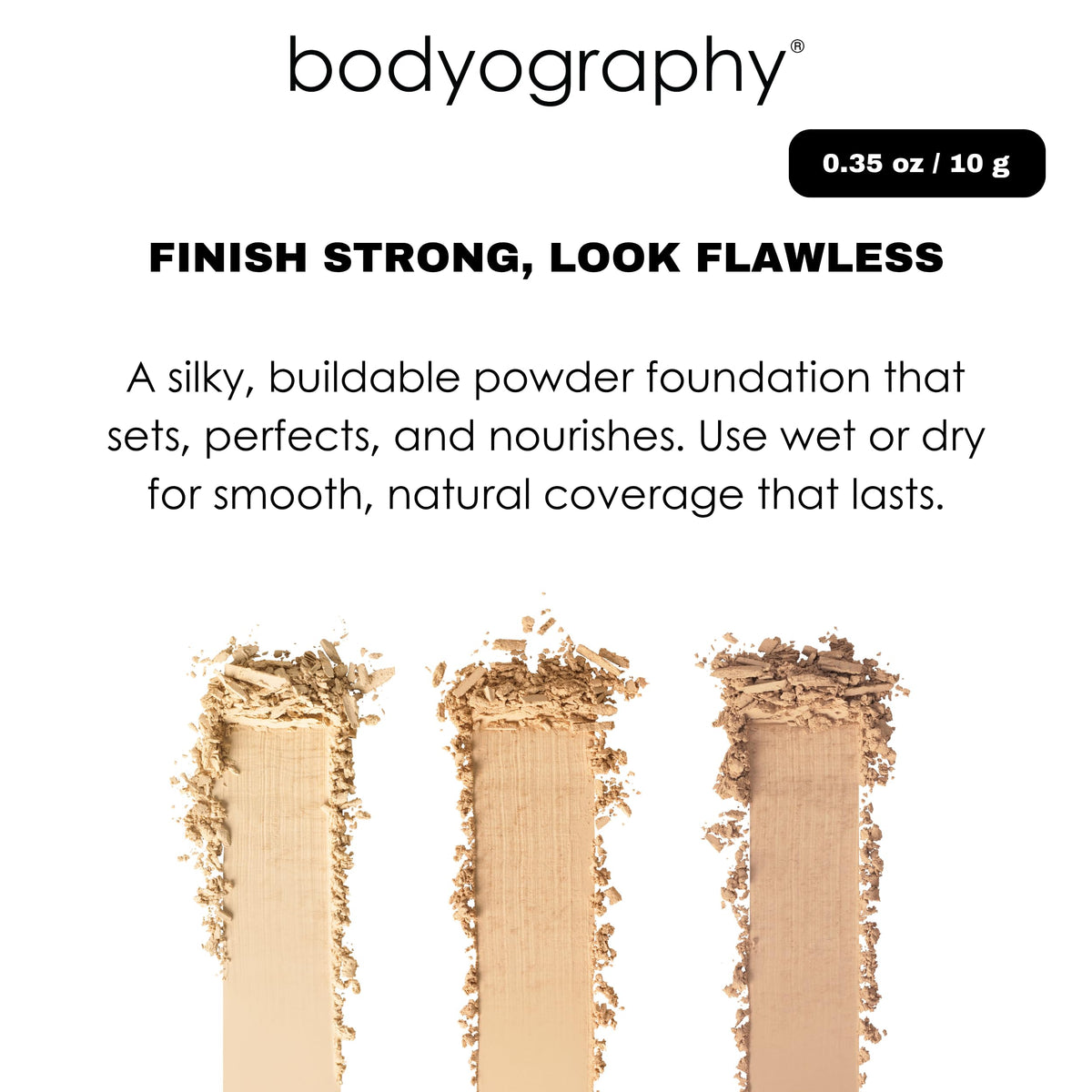 Every Finish Pressed Powder - Translucent by Bodyography for Women - 0.35 oz Powder Beauty & Personal Care Bodyography