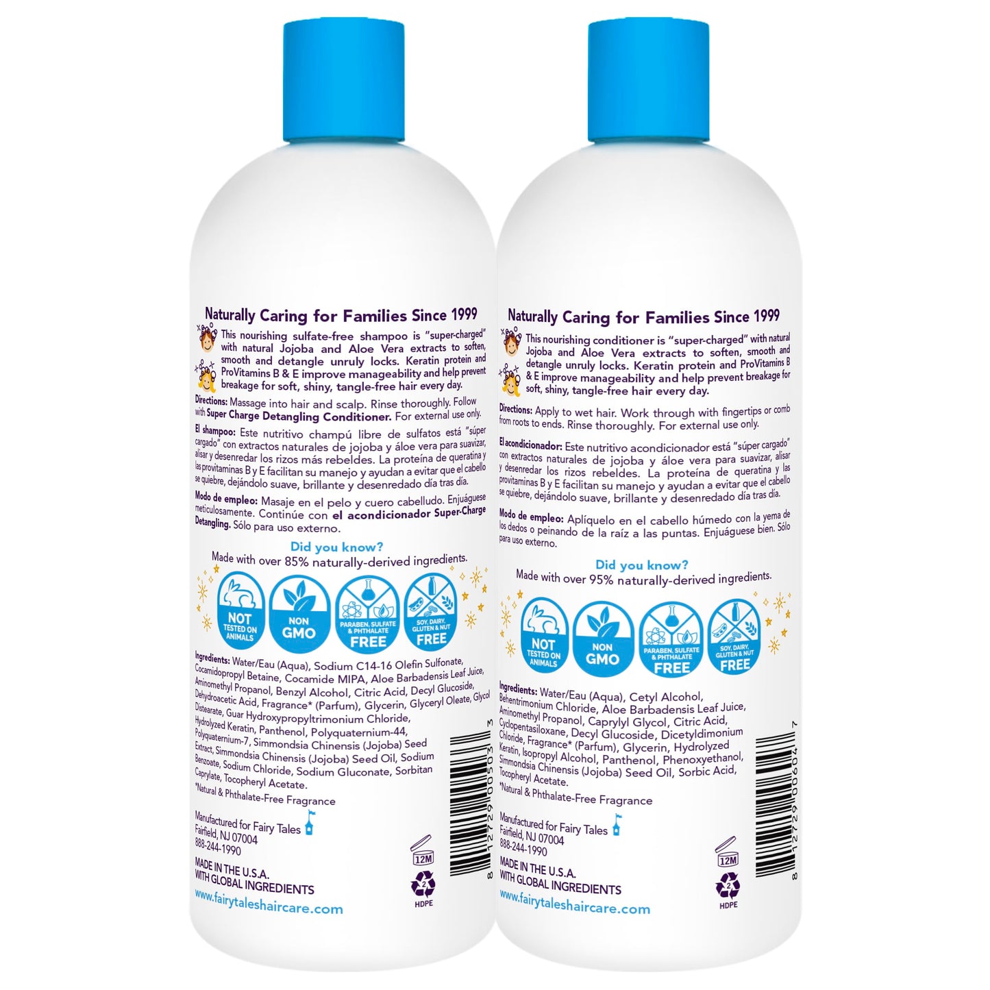 Fairy Tales Tangle Tamer Detangling Shampoo and Conditioner for Kids - Ultra Moisturizing and Anti Frizz Protection - Paraben Free, Sulfate Free - 32 Beauty & Personal Care Fairy Tales