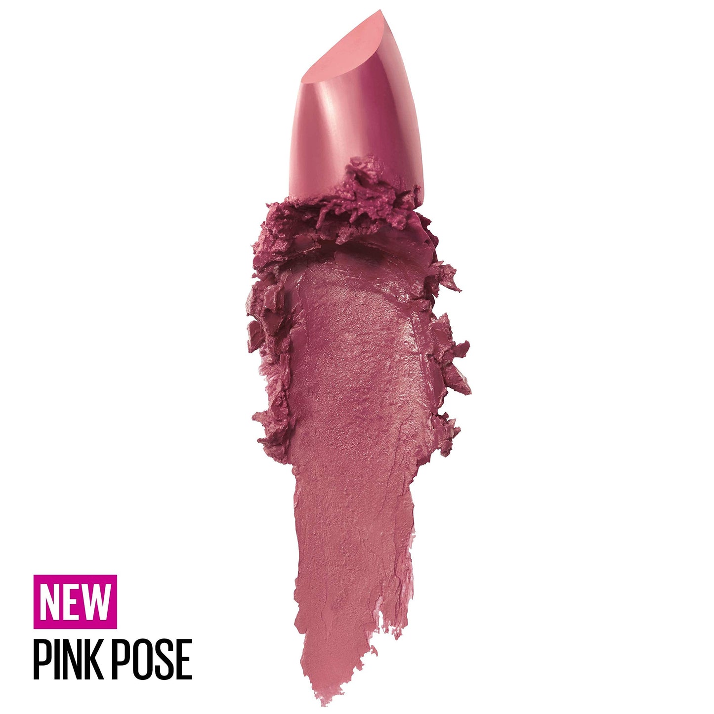 Maybelline Color Sensational Lipstick, Lip Makeup, Cream Finish, Hydrating Lipstick, Nude, Pink, Red, Plum Lip Color, Pink Pose, 0.15 oz; (Packaging Beauty & Personal Care MAYBELLINE