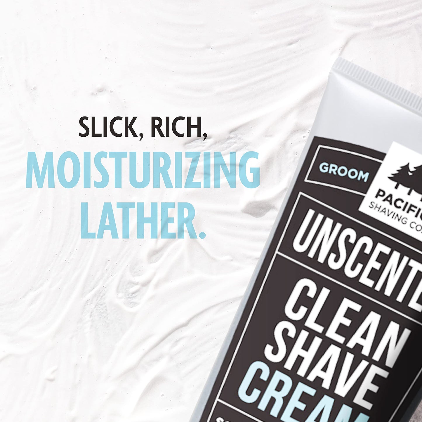 Pacific Shaving Company Clean Shaving Cream - Shea Butter + Vitamin E Shave Cream for Hydrated Sensitive Skin - Clean Formula for a Smooth Beauty & Personal Care Pacific Shaving Company