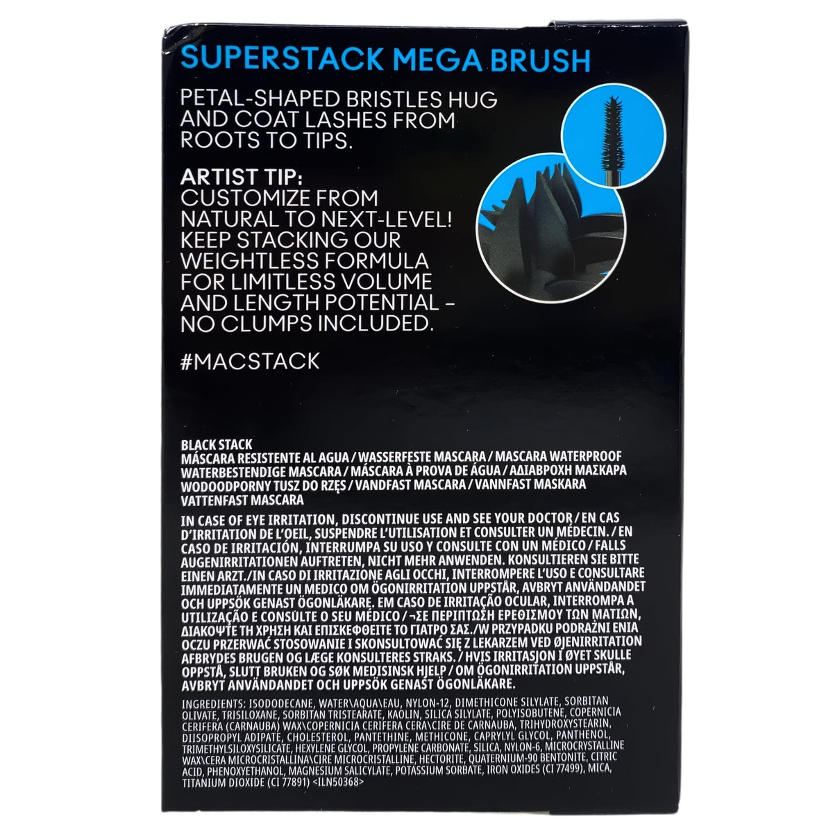 M·A·C Cosmetics M·A·CStack Waterproof Mascara - Black Stack (.41 fl oz / 12 mL).