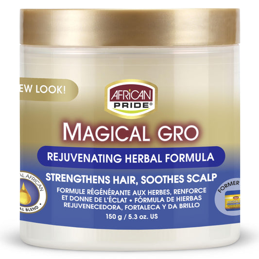 African Pride Magical Gro Rejuvenating Herbal Formula Strengthens & Shines 5.3 Oz. Beauty & Personal Care uhsupply.com