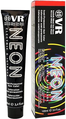 Cocohoney VR Neon Color Electric & Intense Semi-Permanant Hair Color for Bleach Level "9"| Vegan and Cruelty-Free | Long Lasting Color | Nourish Beauty & Personal Care COCO-HONEY