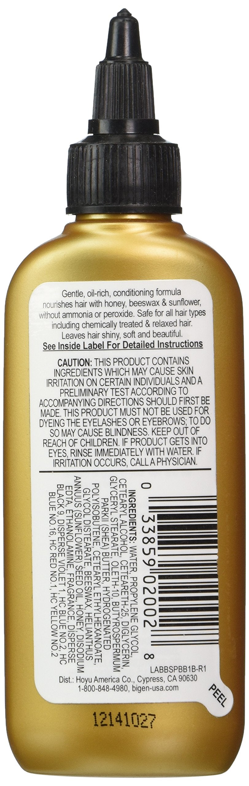 Bigen Semi Permanent Hair Color, Bluest Black, 3.0 Ounce (BSPBB1) Beauty & Personal Care Bigen