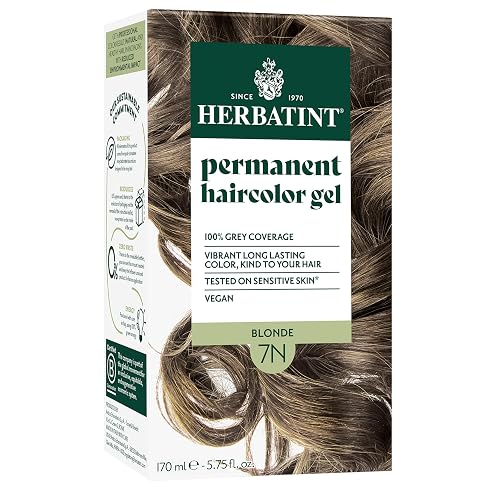 Herbatint 7N Blonde Permanent Hair Dye For Women - For Up To 100% Gray Coverage of Resistant Gray Hair - Ammonia-Free, Alcohol-Free & Vegan - Salon Beauty & Personal Care Herbatint