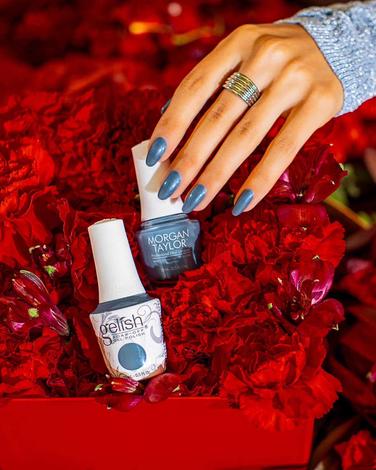 Gelish Floral Wonderland TPO-Free Gel Nail Polish - Blue Moon Bloom, 15mL