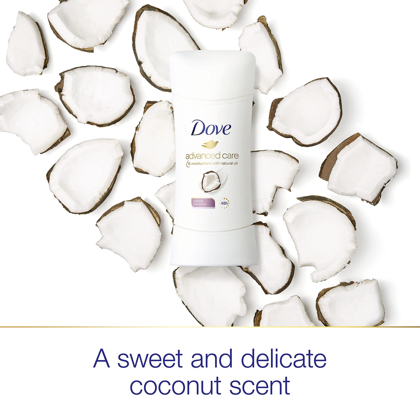 Dove Antiperspirant Deodorant with 48 Hour Protection Caring Coconut Deodorant for Women 2.6 oz Beauty and Personal Care Dove