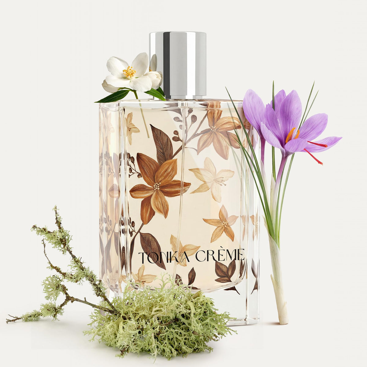 Kumbra With Love Tonka Crème Eau de Parfum 100ML - Gourmand Perfume For Women - Long-Lasting Scent with Jasmine, Vanilla, Saffron & Amberwood - Vegan