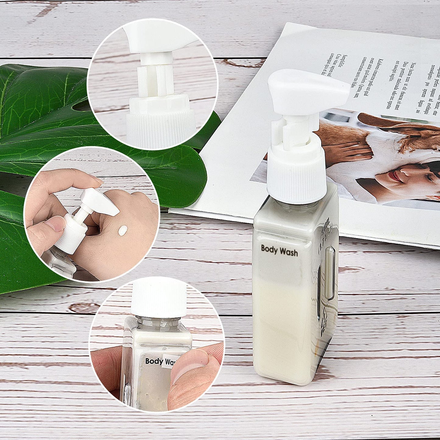 Bpluma Travel Bottles, Leak Proof Containers For Toiletries TSA Approved Airplane Accessories Kits For Liquid With Labels Beauty & Personal Care Bpluma