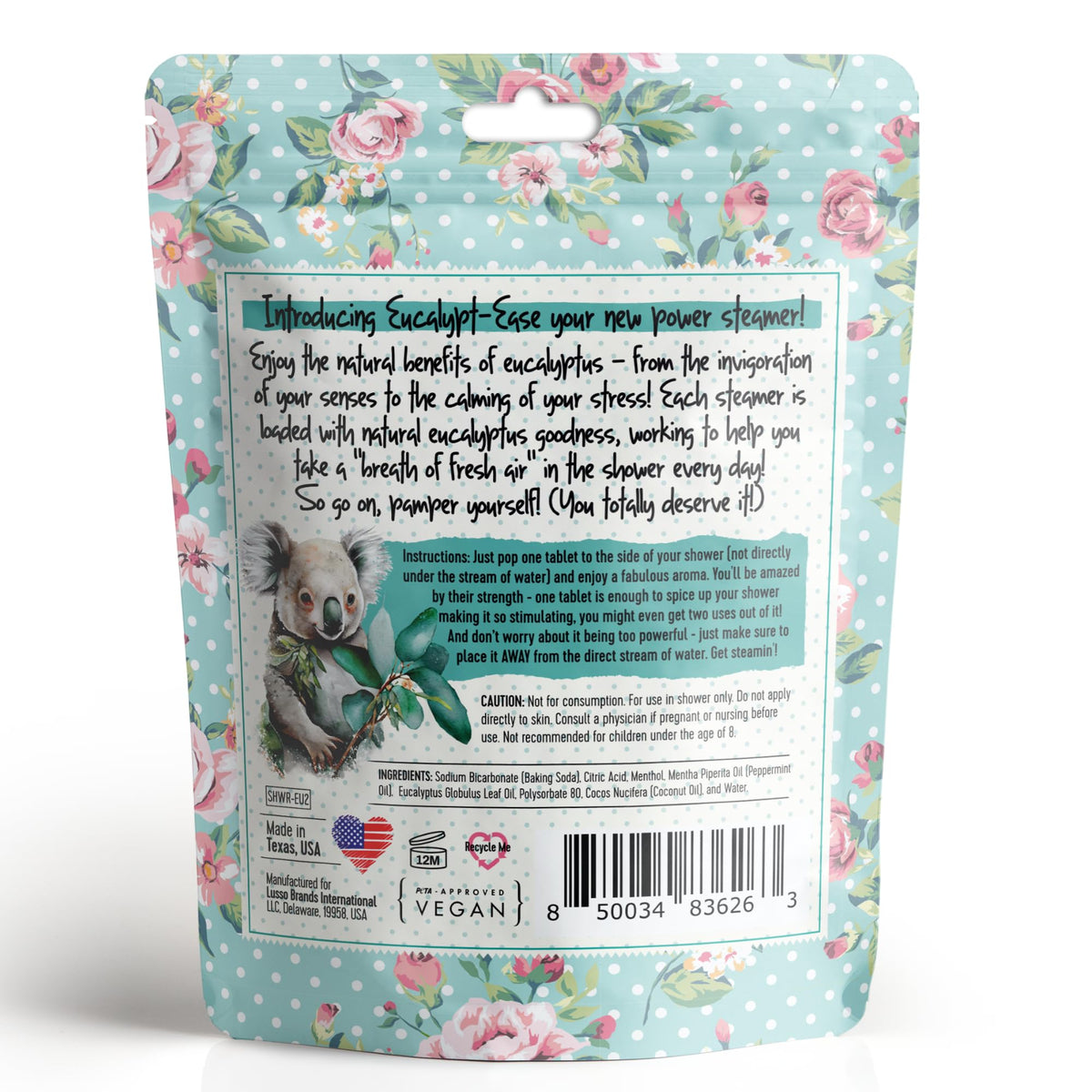 Bella & Bear Shower Steamers Eucalyptus Shower Bombs Aromatherapy, Shower Tablets - Eucalypt-Ease Shower Steamers with Essential Oils - Home… Beauty & Personal Care Bella and Bear
