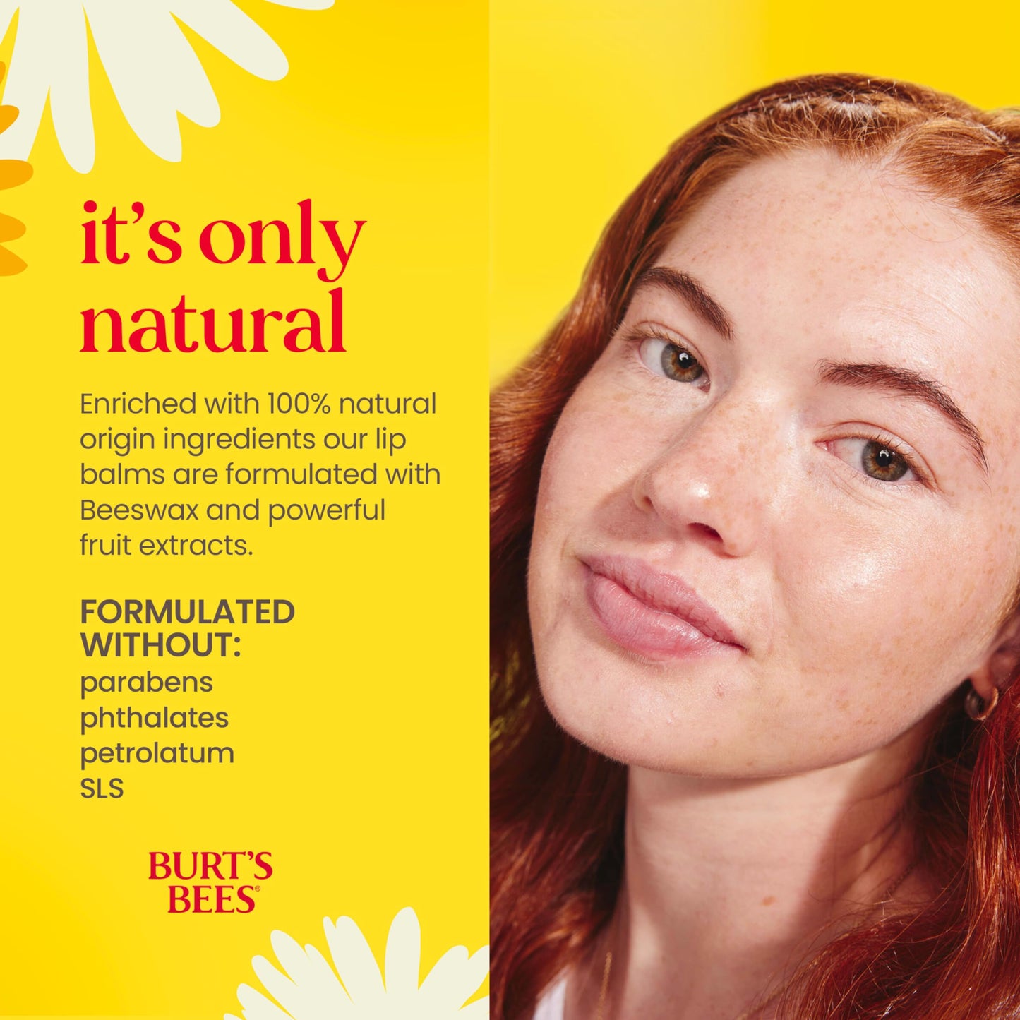 Burt's Bees Lip Balm - Pomegranate, Lip Moisturizer With Responsibly Sourced Beeswax, Natural Origin Conditioning Treatment, 2 Tubes, 0.15 oz. Beauty & Personal Care Burt's Bees