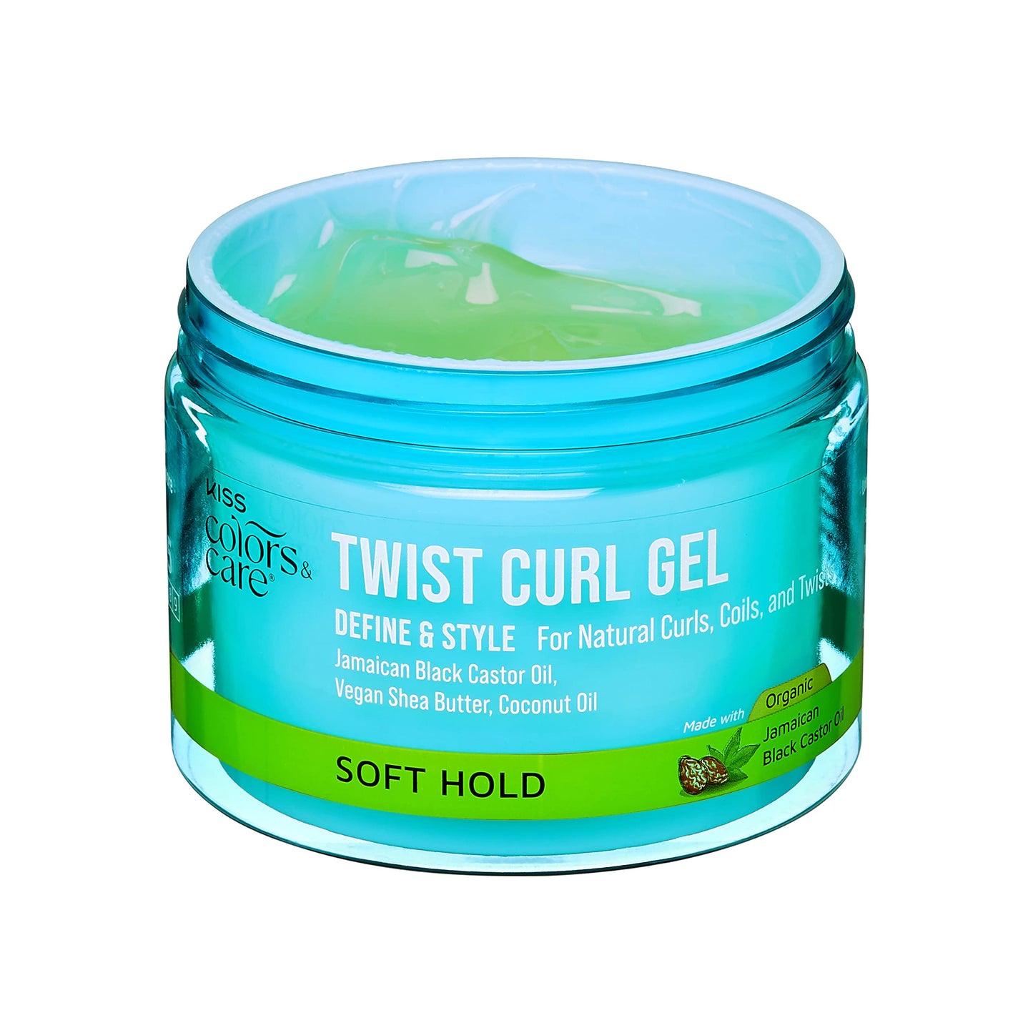 KISS Colors & Care Twist Curl Gel – 6 oz, Flexible Hold for Twists, Moisturizing, Promotes Hair Growth, Lightweight with Organic Jamaican Black Castor Oil Beauty & Personal Care KISS COLORS & CARE