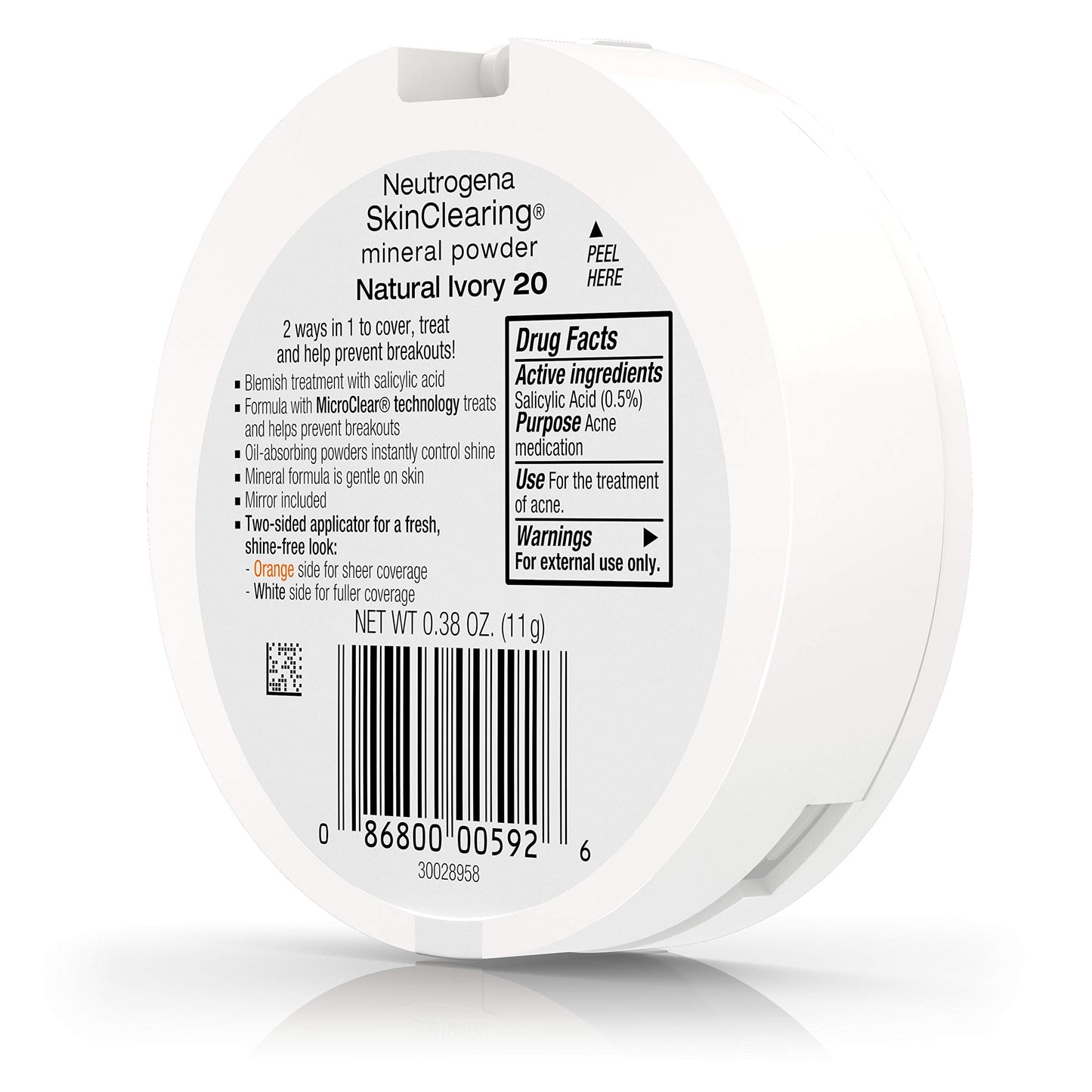 Neutrogena SkinClearing Mineral Powder, Natural Ivory 20 Beauty & Personal Care Neutrogena