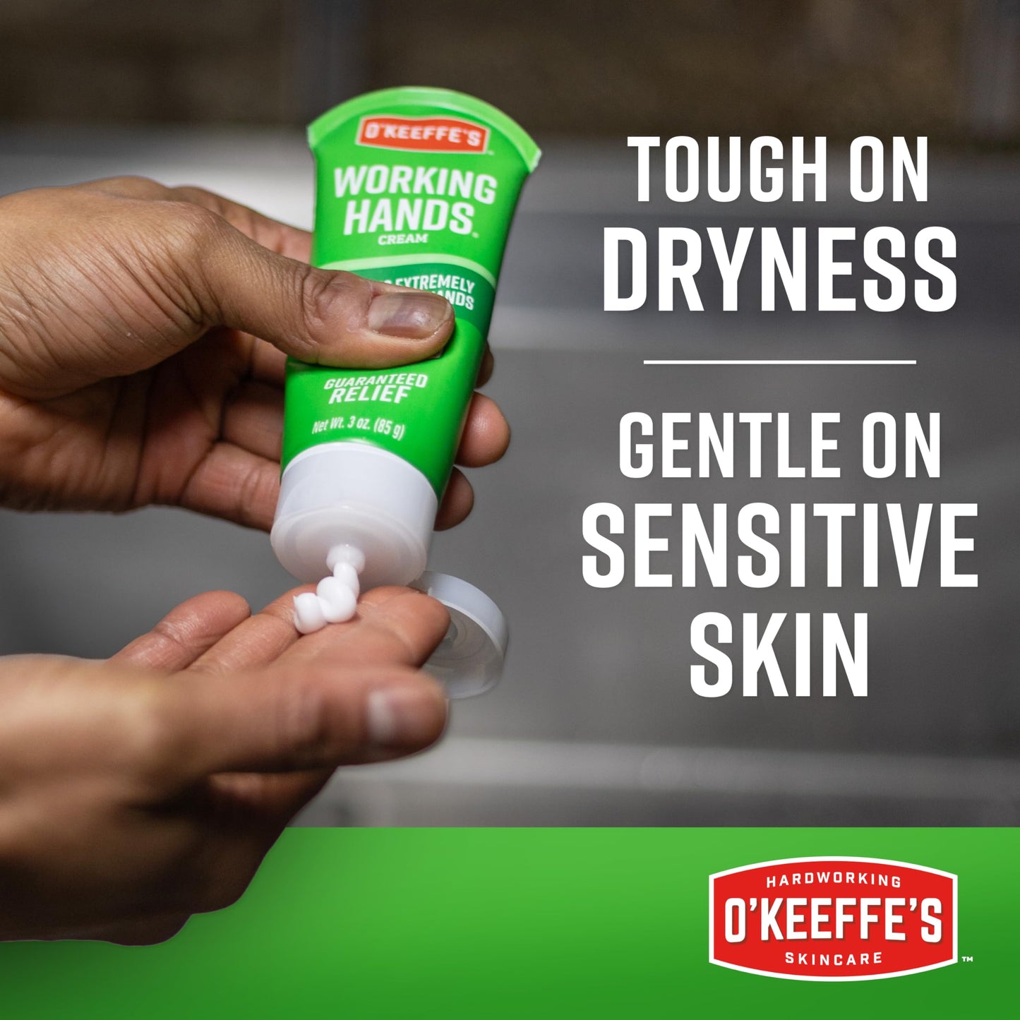 O'Keeffe's Working Hands Hand Cream for Extreme Dryness - 1 oz Tube (3 Pack) - Repairing Skincare for Cracked, Dry Hands Beauty & Personal Care O'Keeffe's