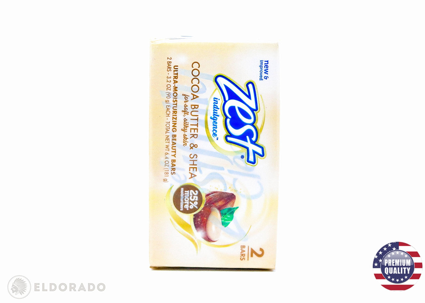 Zest Creamy Cocoa Butter & Shea Soap, 6 Bars, 3.2 Oz. Each Beauty & Personal Care Zest
