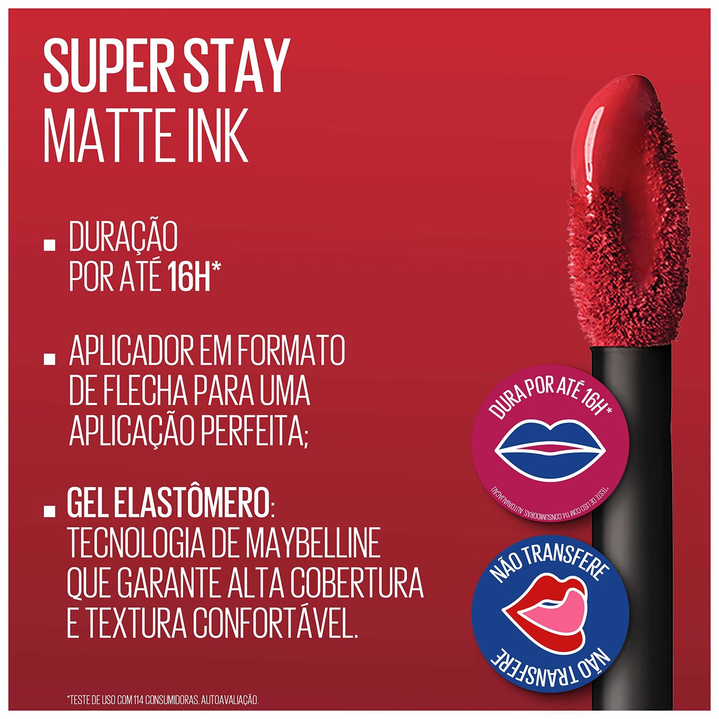 Maybelline Super Stay Matte Ink Liquid Lipstick Makeup, Long Lasting High Impact Color, Up to 16H Wear, Founder, Cranberry Red, 1 Count, Packaging May Beauty & Personal Care MAYBELLINE