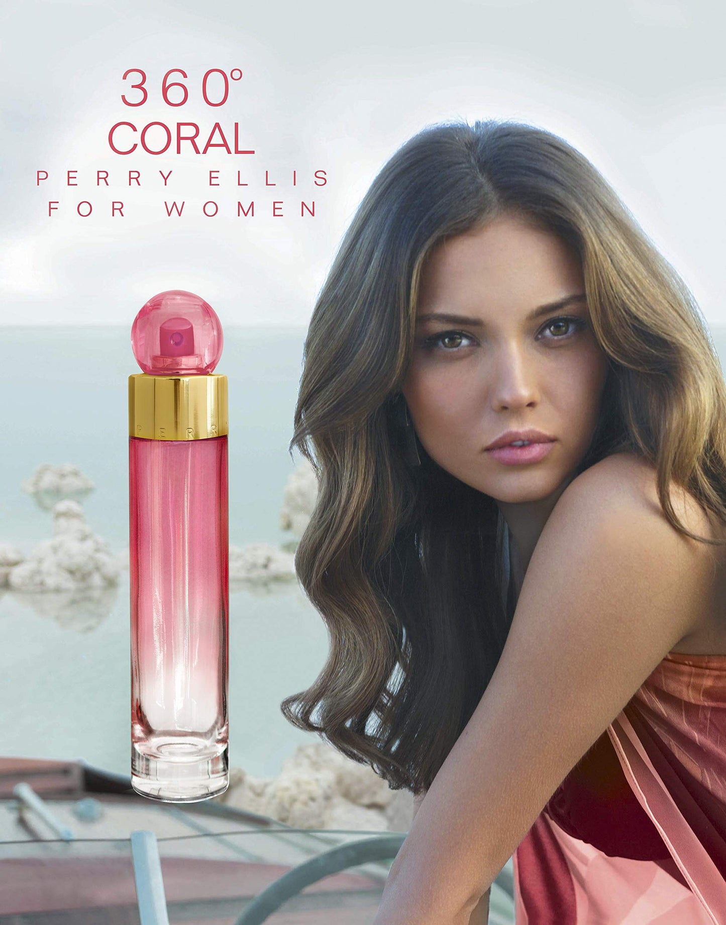 Perry Ellis 360 Coral By Perry Ellis Eau De Parfum Spray 6.8 Oz Beauty & Personal Care Perry Ellis