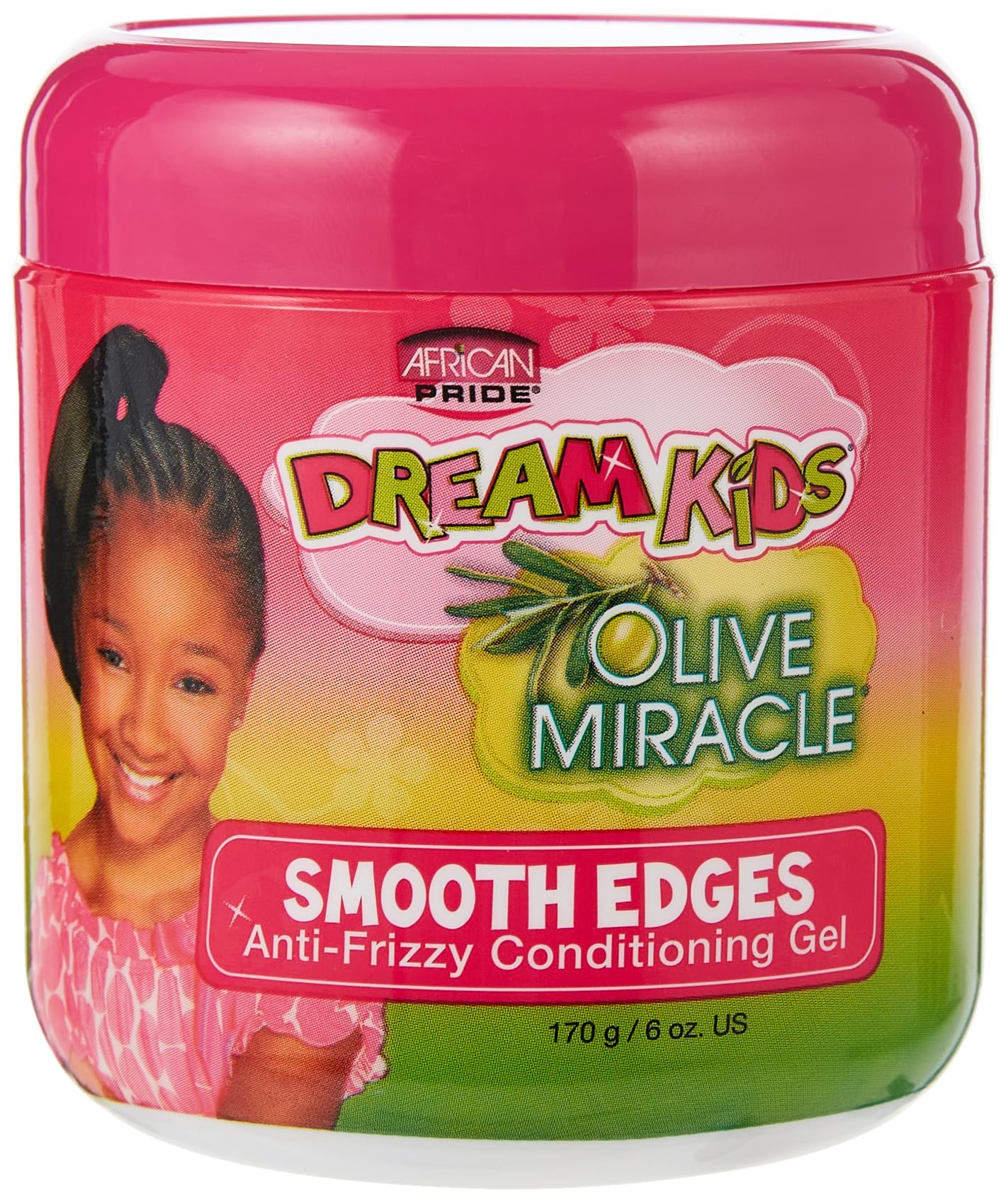 African Pride Dream Kids Olive Miracle Smooth Edges Gel 6oz (2 Pack) Beauty & Personal Care African Pride