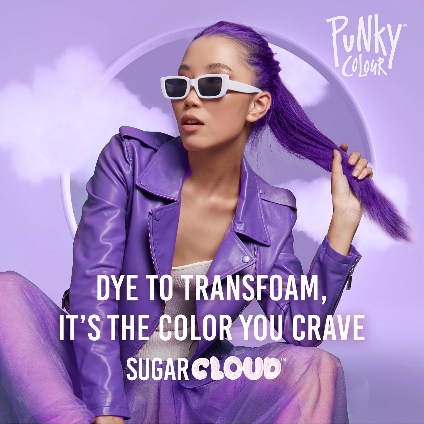 Punky Sugar Cloud Semi-Permanent Foam Hair Color, Poprock - Vibrant Hair Dye for Long-Lasting Color, Easy Application Foam Hair Dye, 6 fl oz. Beauty & Personal Care Punky