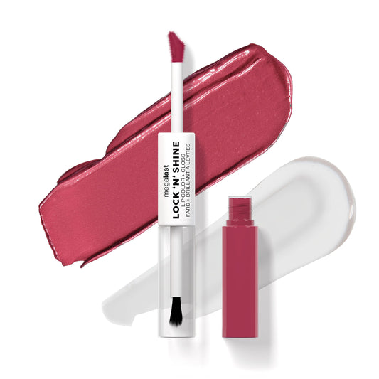wet n wild Megalast Lock 'N' Shine Lip Gloss Color + Gloss Lipstick La Pink Beauty & Personal Care wet n wild
