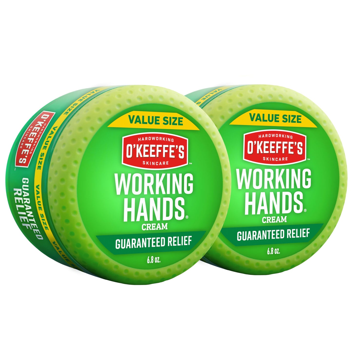 O'Keeffe's Working Hands Hand Cream for Extreme Dryness - 6.8 oz Value Size Jar (2 Pack) - Repairing Skincare for Cracked, Dry Hands Beauty & Personal Care O'Keeffe's