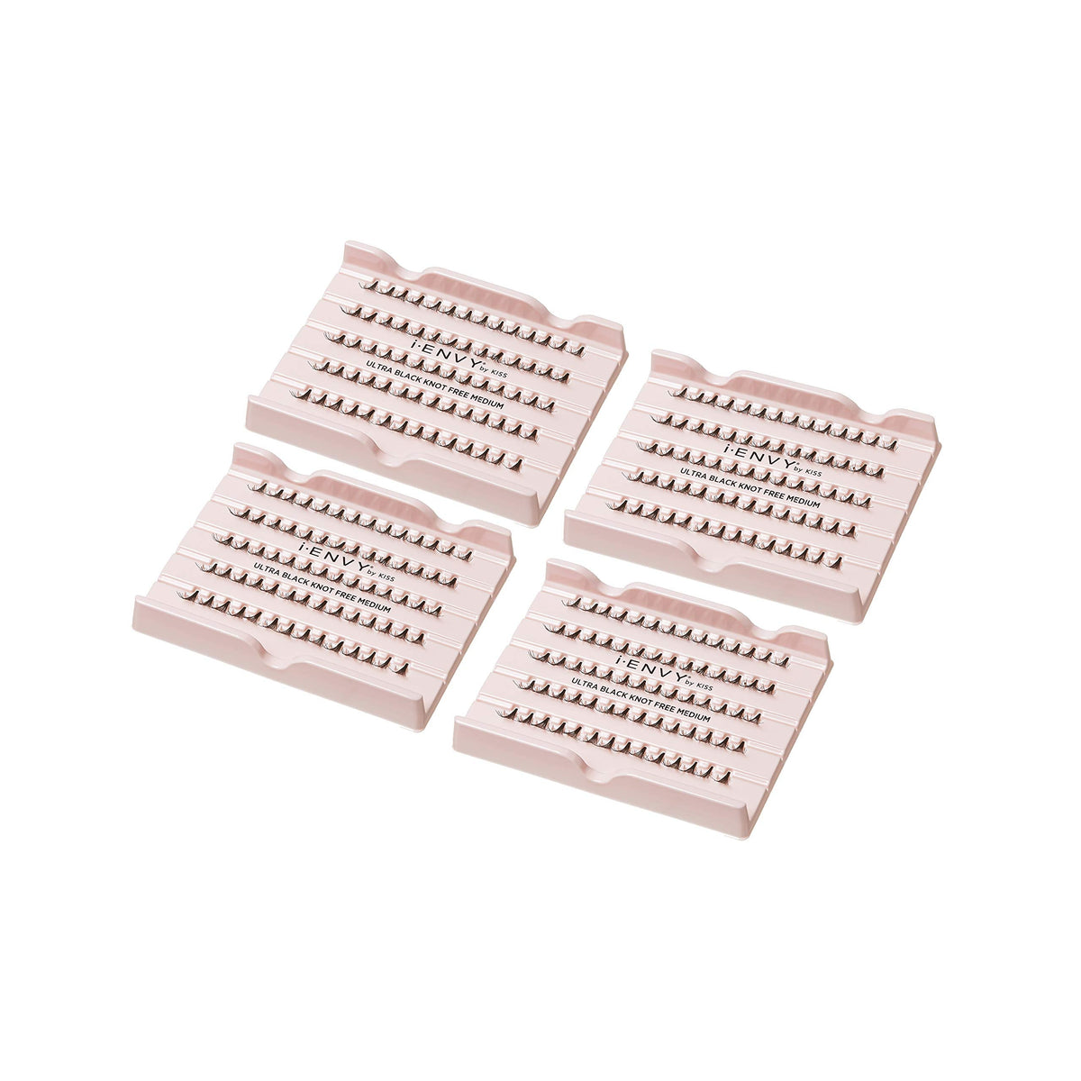 i-ENVY By KISS Ultra Black Knot Free Lashes, Natural & Bold Look, 280 Individual Remy Hair Lashes, Lightweight, Easy-to-Use, Perfect for Subtle Beauty & Personal Care i•ENVY