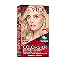 Revlon Colorsilk Beautiful Color Permanent Hair Color, Long-Lasting High-Definition Color, Shine & Silky Softness with 100% Gray Coverage, Ammonia Beauty & Personal Care REVLON