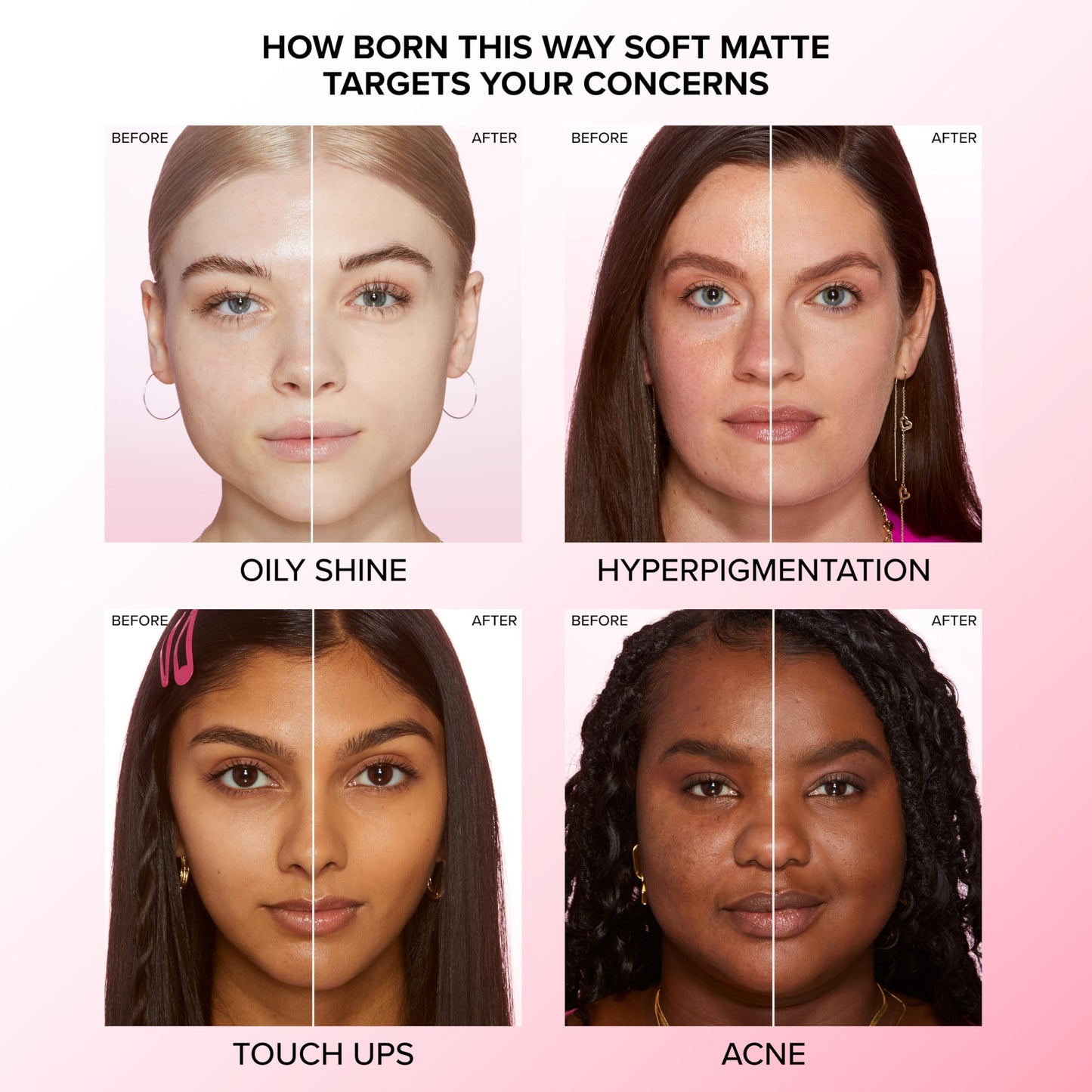 Too Faced Born This Way Soft Matte Foundation | Hydrating, Blurring, Waterproof, All-Day Oil Control Foundation that Helps Smooth Skin’s Appearance Beauty & Personal Care Too Faced