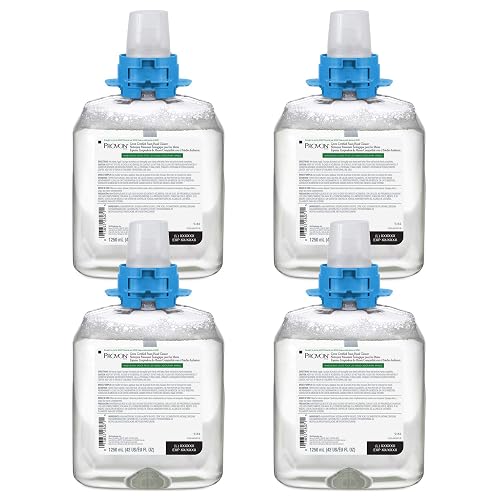 GOJO PROVON FMX Green Certified Foam Hand Cleaner 1250 mL Hand Cleaner Refill for PROVON FMX Push-Style Dispenser (Pack of 4) - 5182-04 Beauty & Personal Care GOJO