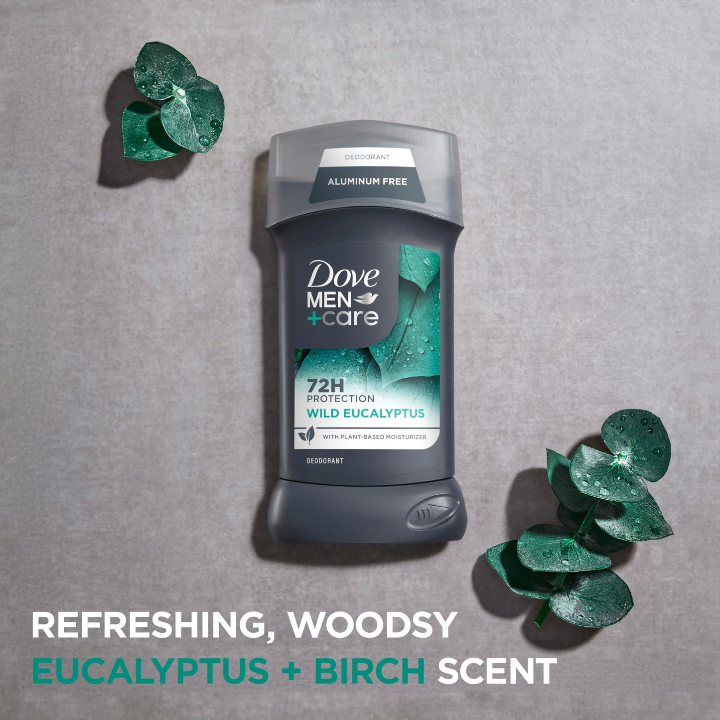 DOVE MEN + CARE Aluminum Free 3 Pack Wild Eucalyptus Deodorant for Men 3 oz Beauty and Personal Care DOVE MEN + CARE
