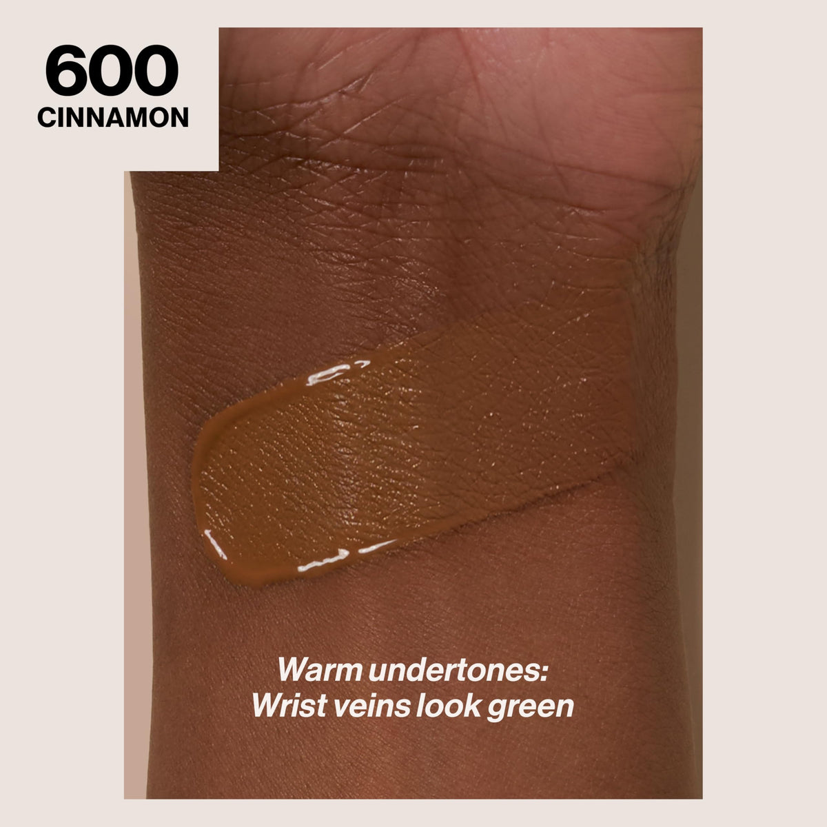 Revlon Liquid Foundation, ColorStay Face Makeup for Combination & Oily Skin, SPF 15, Medium-Full Coverage with Matte Finish, 600 Cinnamon, 1 Fl Oz Beauty & Personal Care REVLON