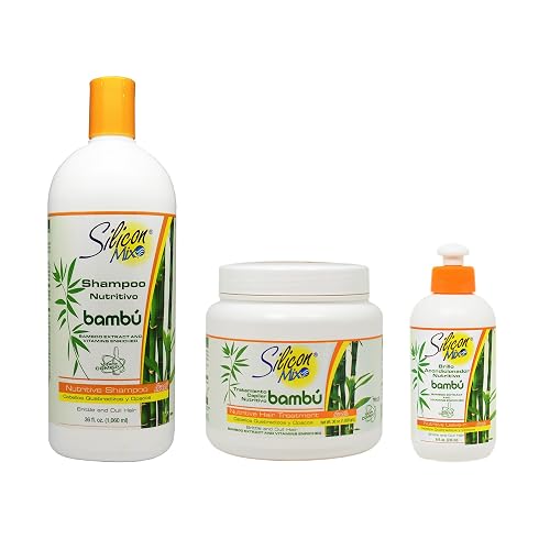 Silicon Mix Bambu Shampoo & Treatment 36oz & Leave-in 8oz "Set" Beauty & Personal Care Silicon Mix