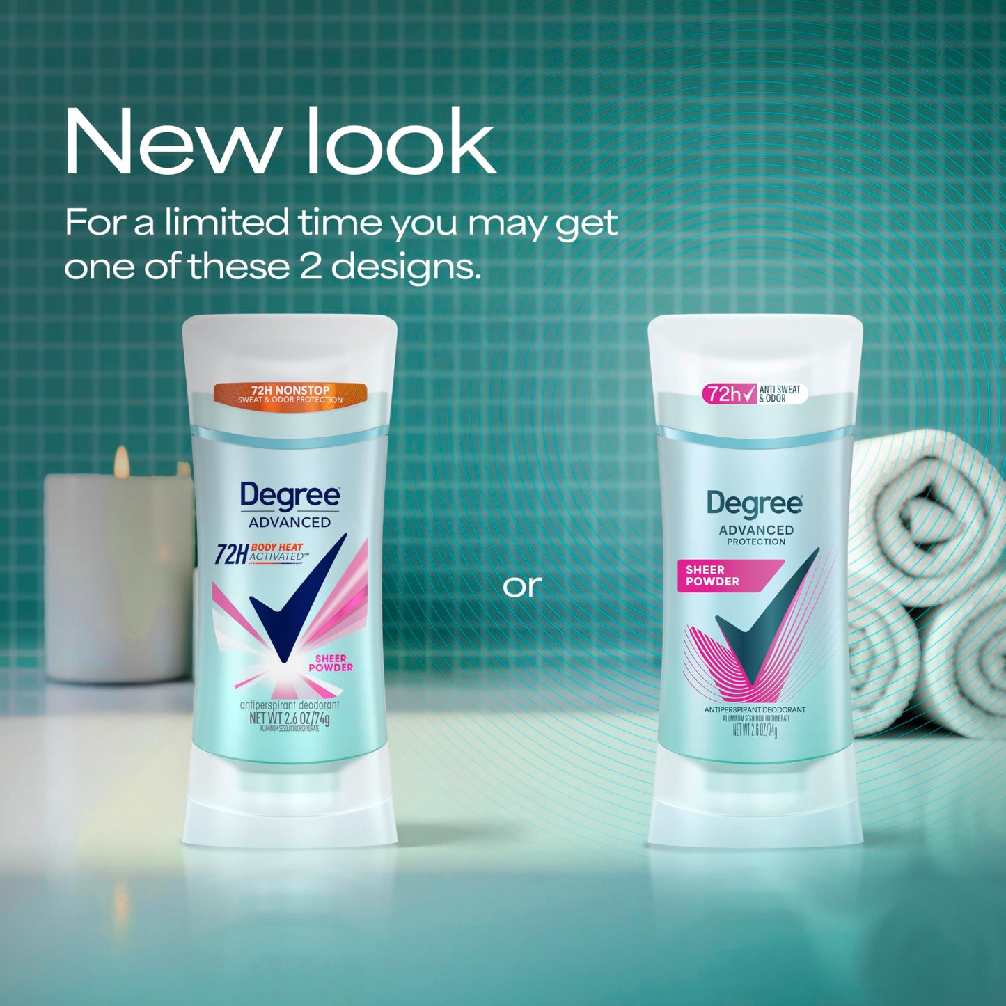 Degree Deodorant 2.6 Ounce Womens Motion Sense Sheer Powder (76ml) (6 Pack) Beauty and Personal Care Degree