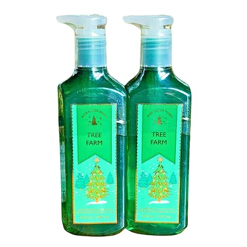 Bath & Body Works Cleansing Gel Hand Soap, Pack of 2, 8oz Each Bottle (Tree Farm) Beauty & Personal Care Bath & Body Works