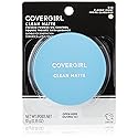 COVERGIRL Clean Matte Pressed Powder, Oil Control Powder, 1 container, .35 Fl Oz, Face Powder, Oil Free Loose Powder, Matte Finish, Lightweight, Shine Beauty & Personal Care COVERGIRL