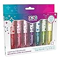 Make It Real 3C4G 7 Days Glitter Lip Gloss - Flavored Lip Gloss Set for Girls - Strawberry, Raspberry, Vanilla and More! - 7 Piece Lip Gloss Kit Beauty & Personal Care Make It Real