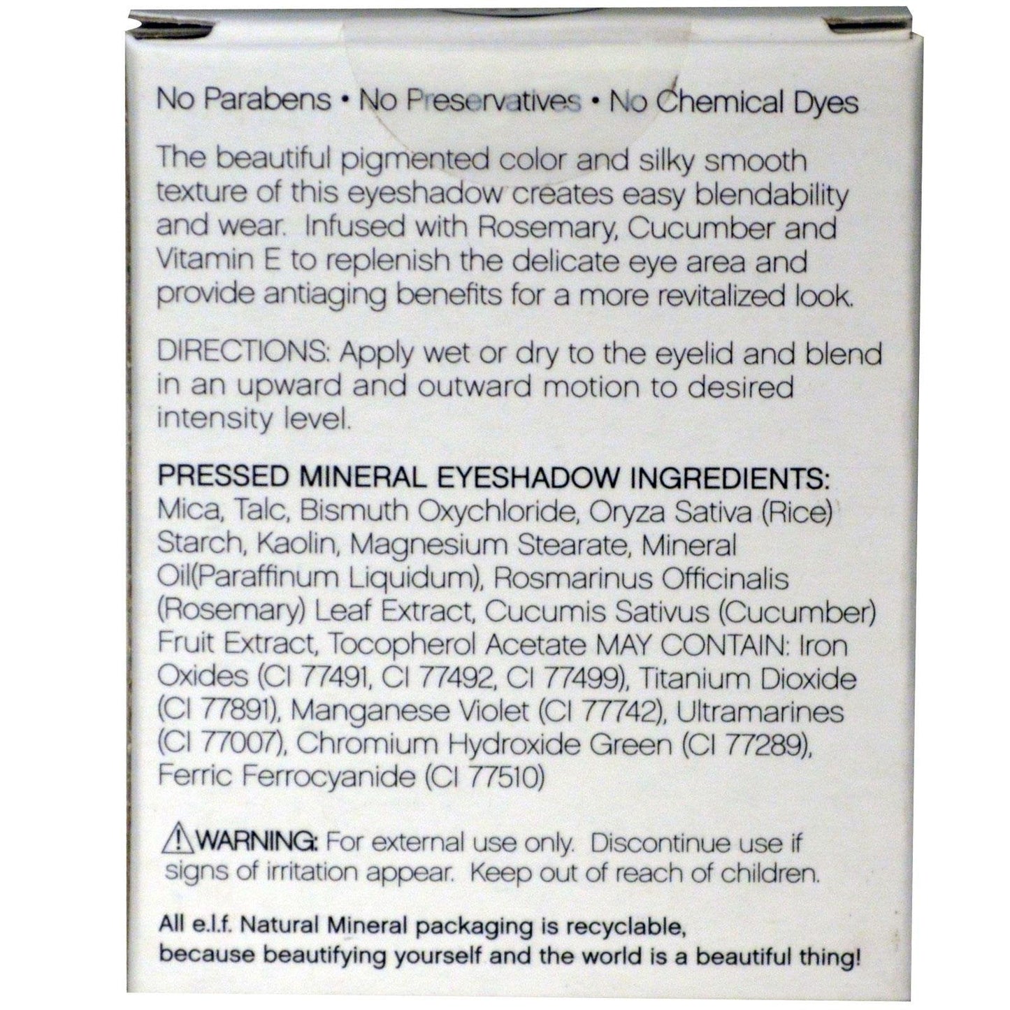 e.l.f. Pressed Mineral Eye Shadow, Miss Popular, 0.11 Ounce Beauty & Personal Care e.l.f.