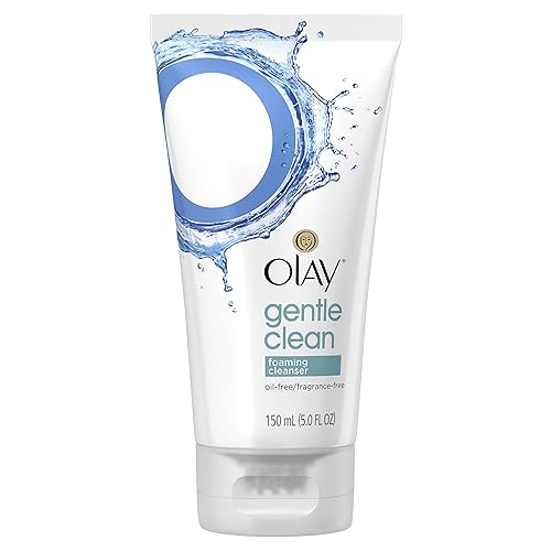 Olay Gentle Clean Foaming Face Cleanser for Sensitive Skin, 5 Ounce tube 226.8 grams Beauty & Personal Care Olay