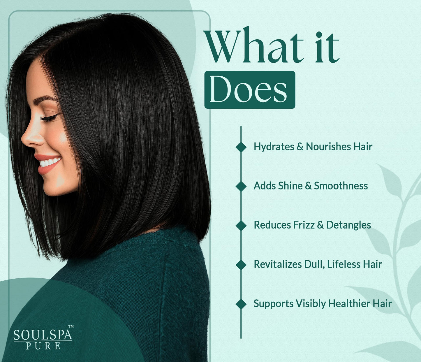 SOULSPA PURE Biotin Peppermint & Tea Tree Shampoo and Conditioner Set - Sulfate Free Scalp Care for Thinning & Color-Treated Hair - Clarifying Formula Beauty & Personal Care SOULSPA PURE